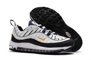 nike air max 98 team model white black